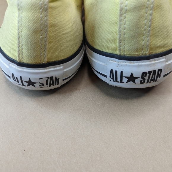 Converse Mens Chuck Taylor All Star Ox Unisex Golden Yellow sneakers Shoes Sz M - Picture 8 of 10